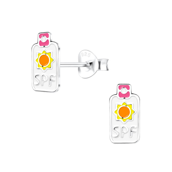 Flaschen Kinder Ohrringe 925 Silber