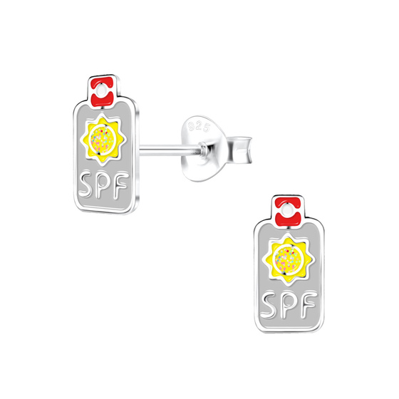 Flaschen Kinder Ohrringe 925 Silber