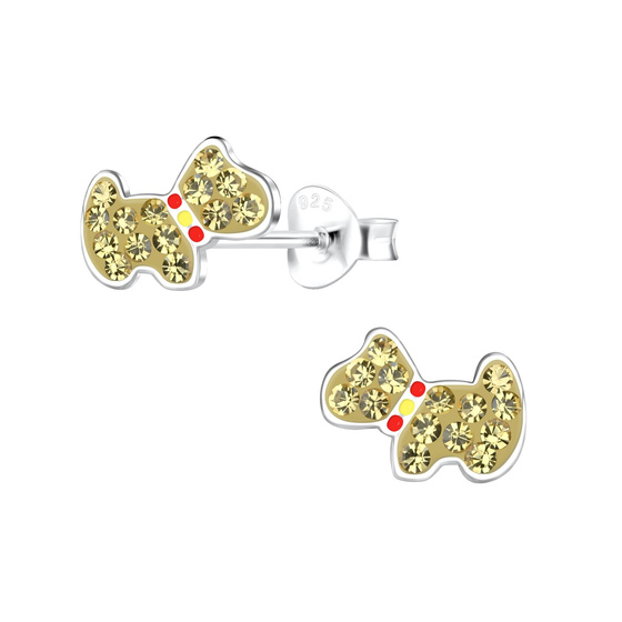 Hunde Kinder Ohrringe 925 Silber