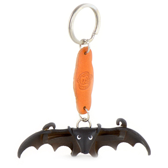 Fledermaus Schlsselanhnger aus Leder