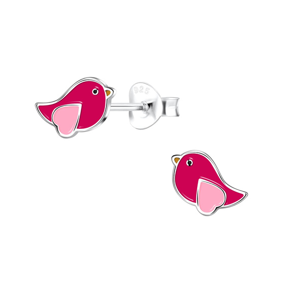 Vogel Kinder Ohrringe 925 Silber