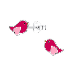 Vogel Kinder Ohrringe 925 Silber