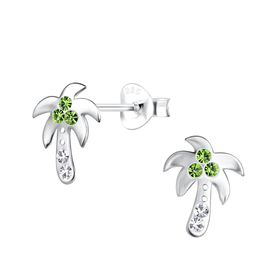 Palmen� Kinder Ohrringe 925 Silber
