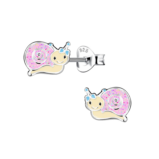 Schnecken Kinder Ohrringe 925 Silber