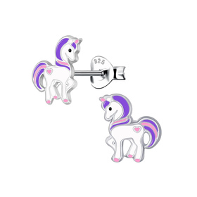 Einhorn Kinder Ohrringe 925 Silber