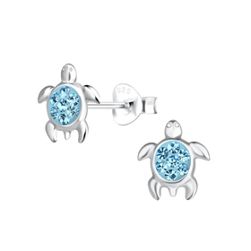 Schildkr�ten Kinder Ohrringe 925 Silber