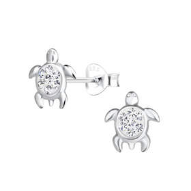 Schildkr�ten Kinder Ohrringe 925 Silber