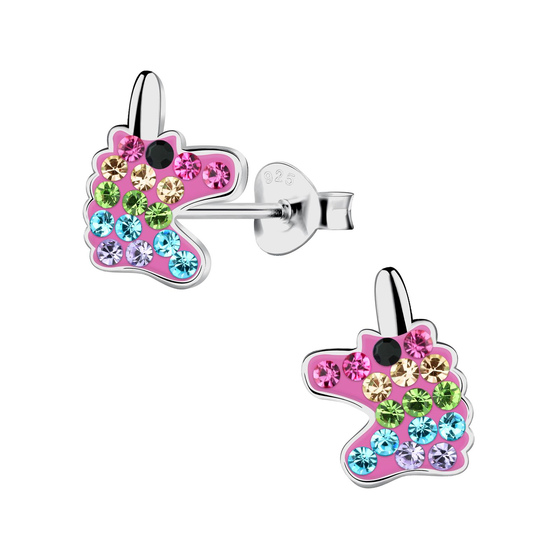 Einhorn Kinder Ohrringe 925 Silber