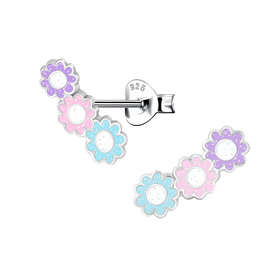 G�nsebl�mchen Kinder Ohrringe 925 Silber