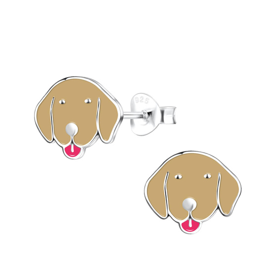 Hunde Kinder Ohrringe 925 Silber