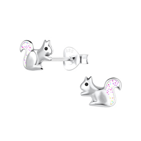 Eichh�rnchen Kinder Ohrringe 925 Silber