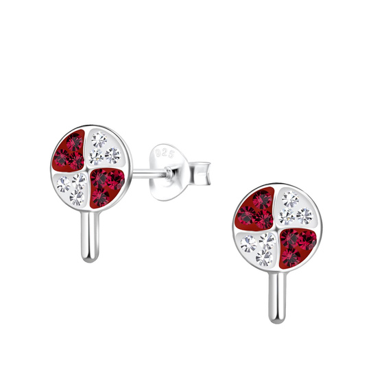 Lollipop Kinder Ohrringe 925 Silber