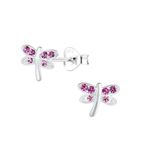 Libellen Kinder Ohrringe 925 Silber