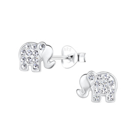 Elefanten Kinder Ohrringe 925 Silber