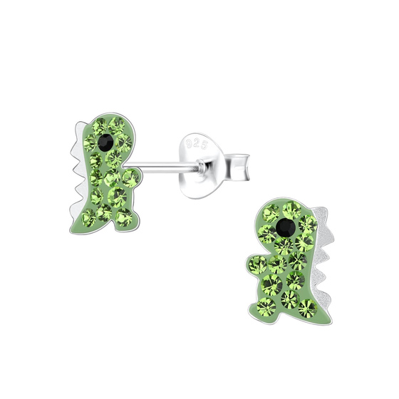 Dinosaurier Kinder Ohrringe 925 Silber