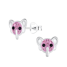 Elefanten Kinder Ohrringe 925 Silber
