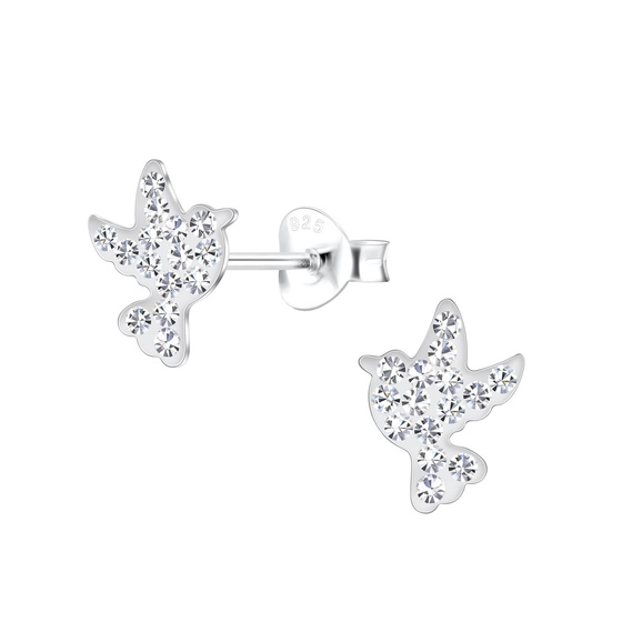 Vogel Kinder Ohrringe 925 Silber