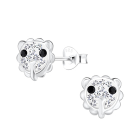 L�wen Kinder Ohrringe 925 Silber