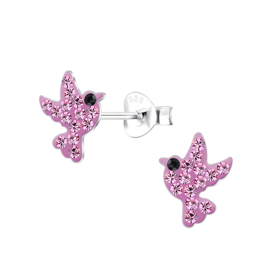 Vogel Kinder Ohrringe 925 Silber