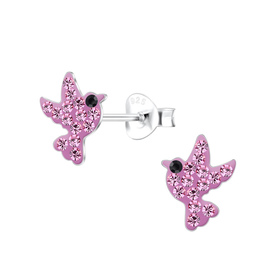 Vogel Kinder Ohrringe 925 Silber