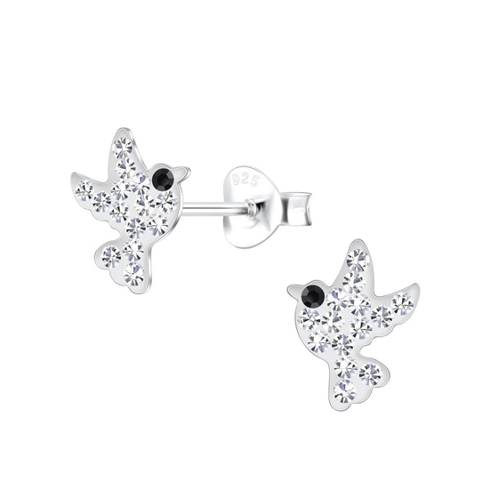 Vogel Kinder Ohrringe 925 Silber