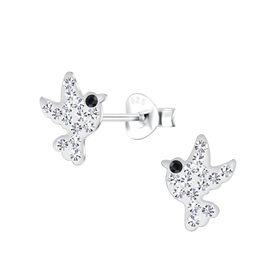 Vogel Kinder Ohrringe 925 Silber