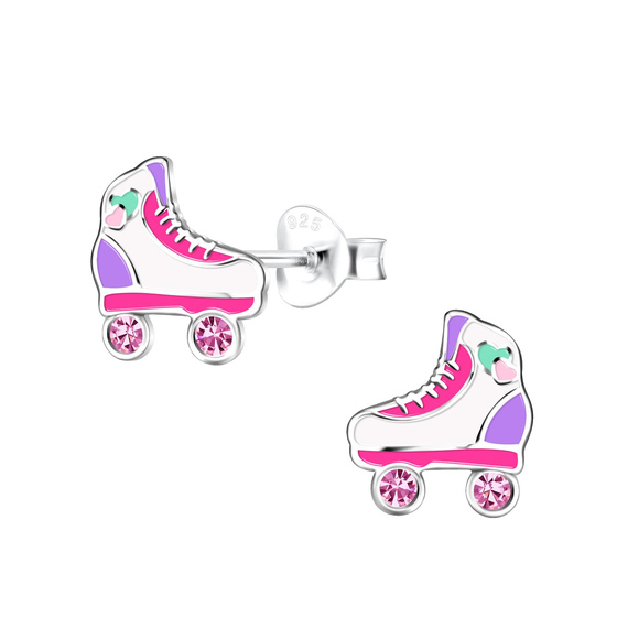 Rollerblade Kinder Ohrringe 925 Silber