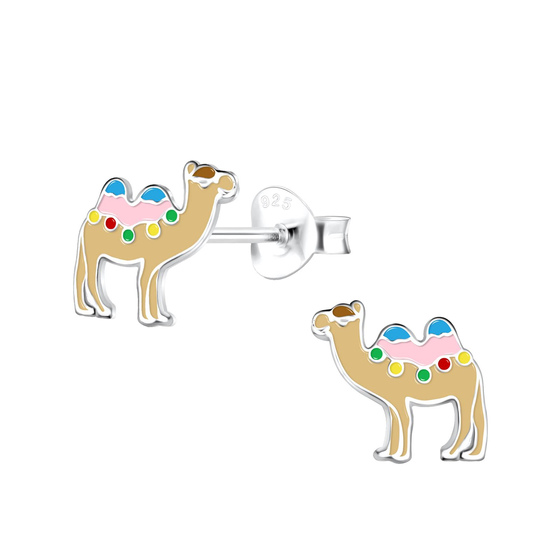 Kamel Kinder Ohrringe 925 Silber
