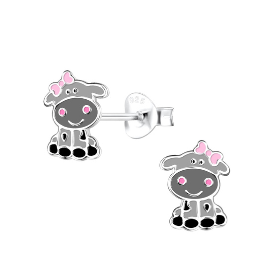 Kuh Kinder Ohrringe 925 Silber