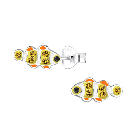 Fisch Kinder Ohrringe 925 Silber