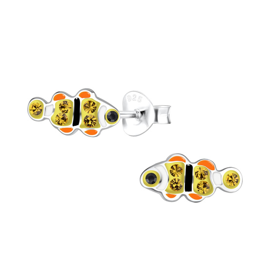 Fisch Kinder Ohrringe 925 Silber