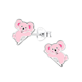 Koala Kinder Ohrringe 925 Silber