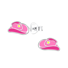 Hut Kinder Ohrringe 925 Silber