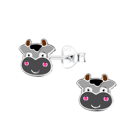 Kuh Kinder Ohrringe 925 Silber
