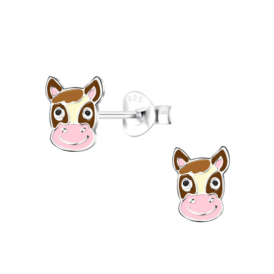 Pferde Kinder Ohrringe 925 Silber