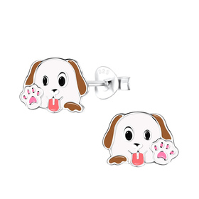 Hunde Kinder Ohrringe 925 Silber