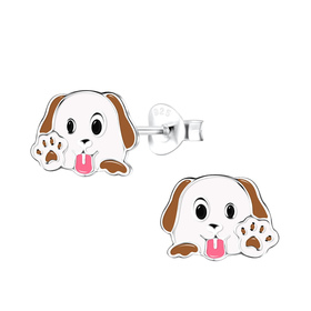 Hunde Kinder Ohrringe 925 Silber