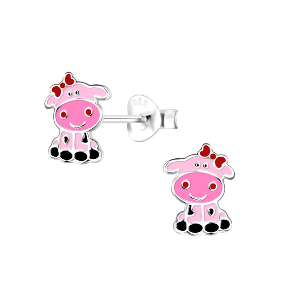 Kuh Kinder Ohrringe 925 Silber