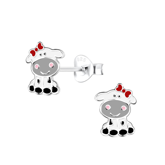 Kuh Kinder Ohrringe 925 Silber