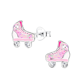 Rollerblade Kinder Ohrringe 925 Silber