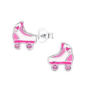 Rollerblade Kinder Ohrringe 925 Silber