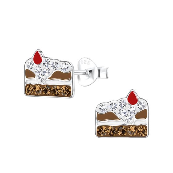 Kuchen Kinder Ohrringe 925 Silber