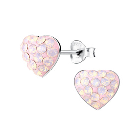 Herz Kinder Ohrringe 925 Silber