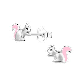 Eichh�rnchen Kinder Ohrringe 925 Silber