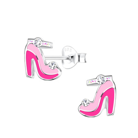 High Heels Kinder Ohrringe 925 Silber