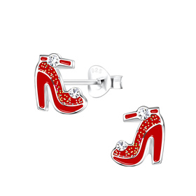 High Heels Kinder Ohrringe 925 Silber