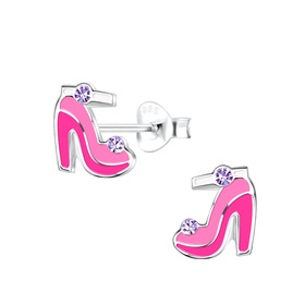 High Heels Kinder Ohrringe 925 Silber