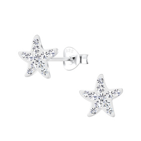 Seestern Kinder Ohrringe 925 Silber