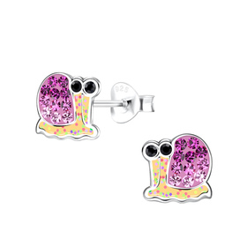 Schnecken Kinder Ohrringe 925 Silber