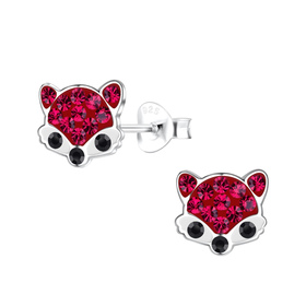 Fuchs Kinder Ohrringe 925 Silber